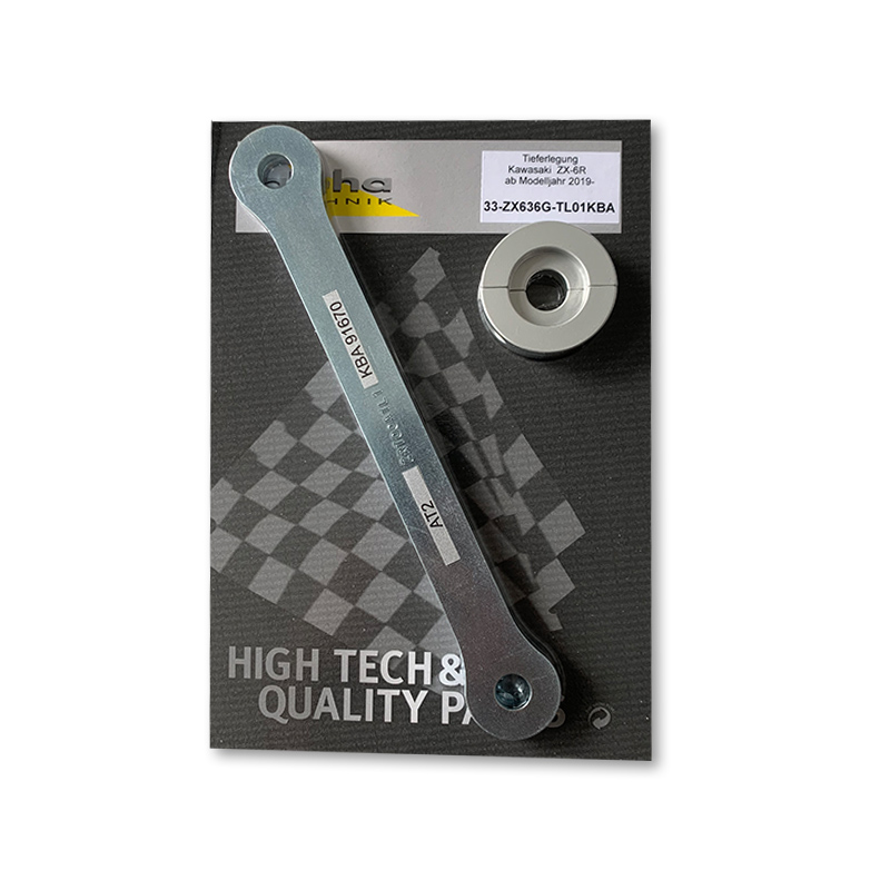 Kit de descenso alpha Technik 32mm para Kawasaki Ninja ZX-6R, Tipo ZX636G; Año del modelo 2019-