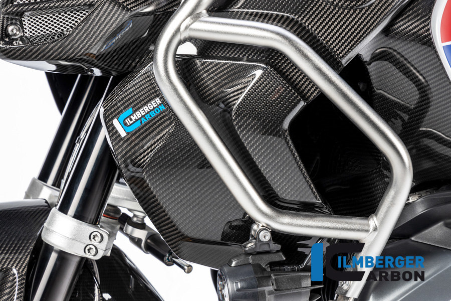 Tapa / Cubierta del radiador de agua lado izquierdo de Carbono para BMW R 1250 GS Adventure a partir de 2019