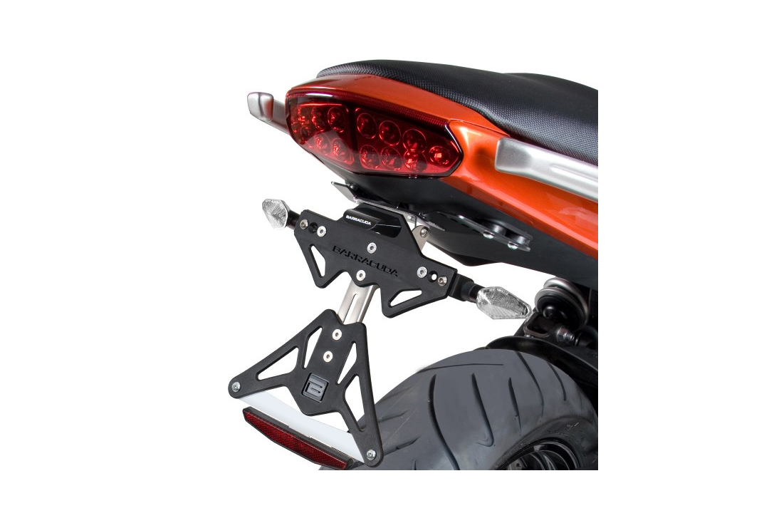 Soporte de matrícula Barracuda para Kawasaki ER6-N 2009-2011