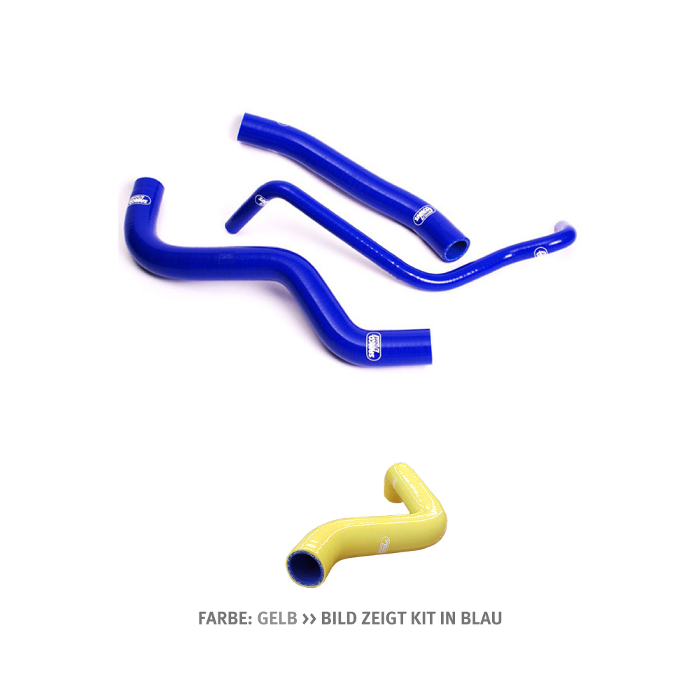 Kit de mangueras de silicona SAMCO SPORT amarillo para Honda CB600F Hornet modelo año 1998-2006