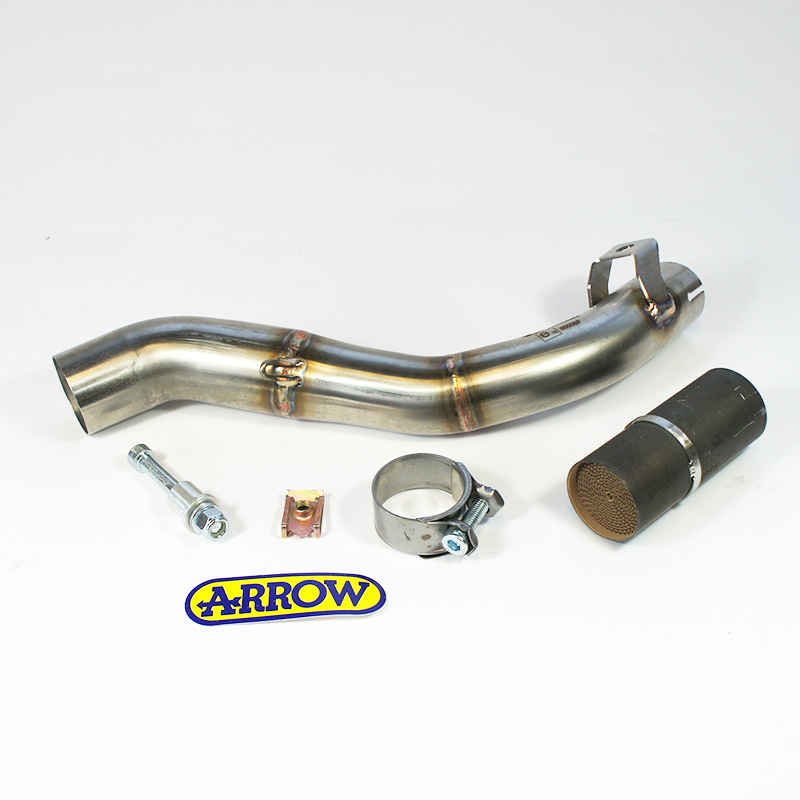 Tubo intermedio ARROW para Honda CRF250L 2017- / CRF250 Rally 2017- , con catalizador