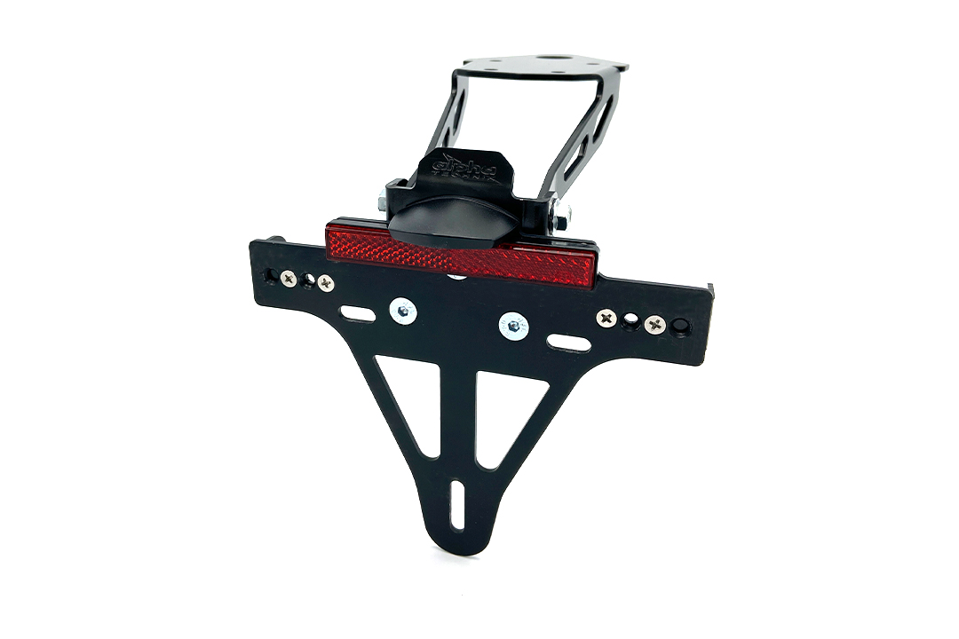 Soporte de matrícula alpha Technik para Kawasaki Ninja ZX-10R a partir del año de modelo 2022-