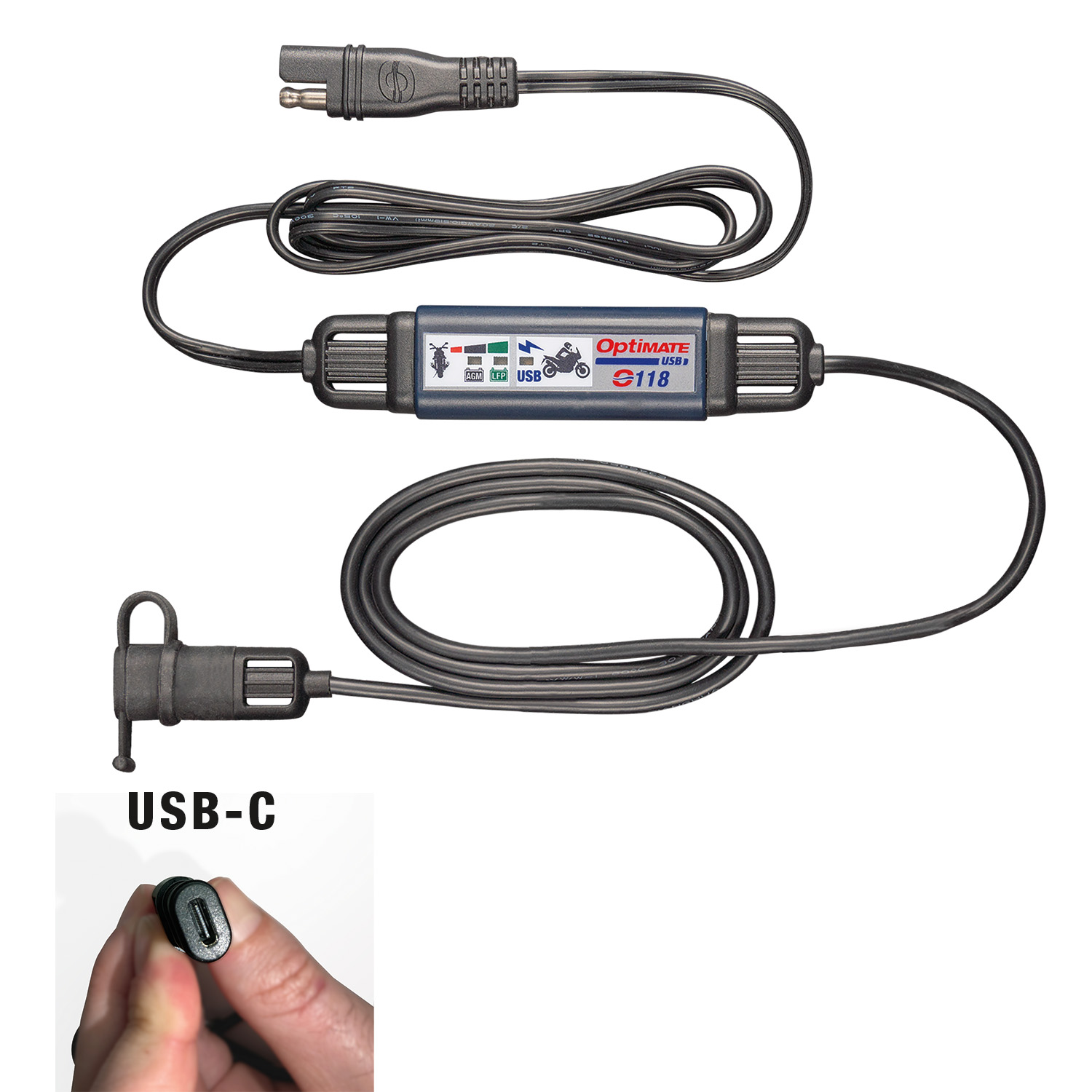 O-118 OPTIMATE Cargador USB-C SAE