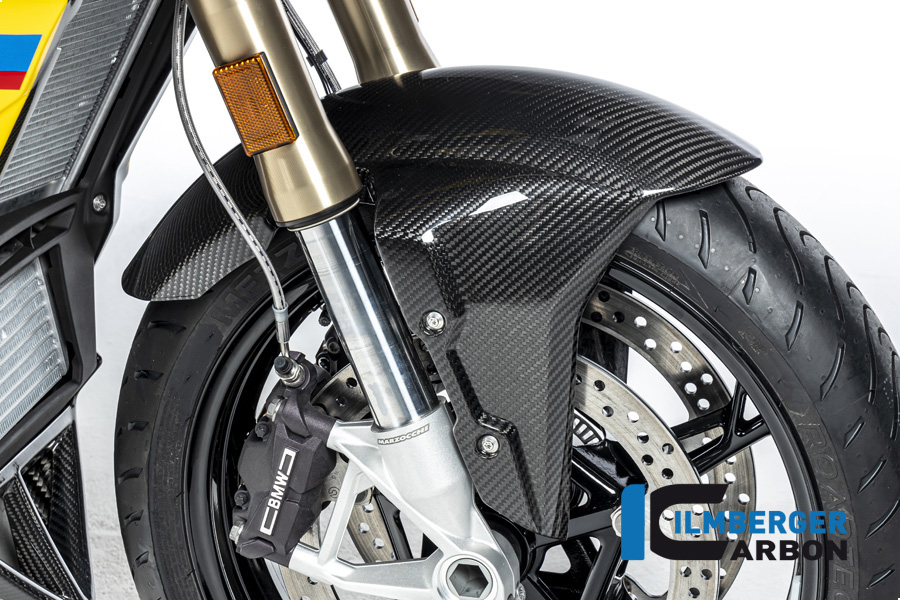 Guardabarros delantero Ilmberger de Carbono anterior, delanteroe (versión extendida), brillante, BMW S1000XR 2020- M1000XR 2024-