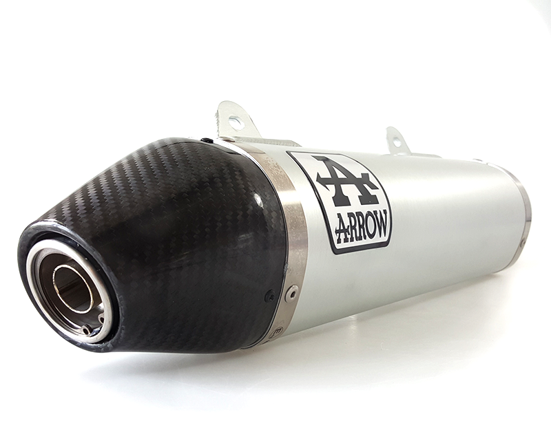 ARROW Auspuff THUNDER Aluminium für UM DSR125EX / Aprilia RX/SX 125 / Malaguti XSM/XTM 125