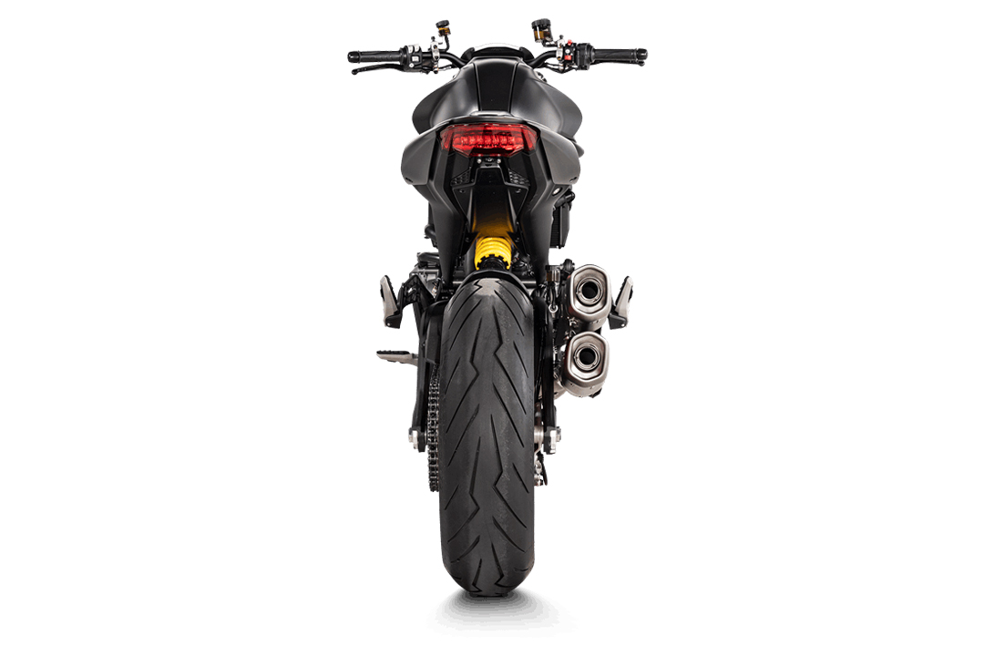 Escape Akrapovic Slip-On Line (Titanio) para Ducati Monster a partir del año modelo 2021-