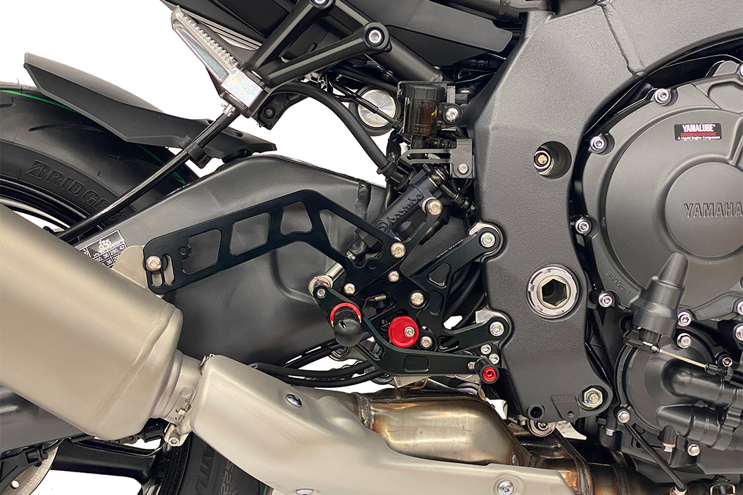 >TRACK< reposapiésenanlage negro Yamaha MT10 2016- ABE