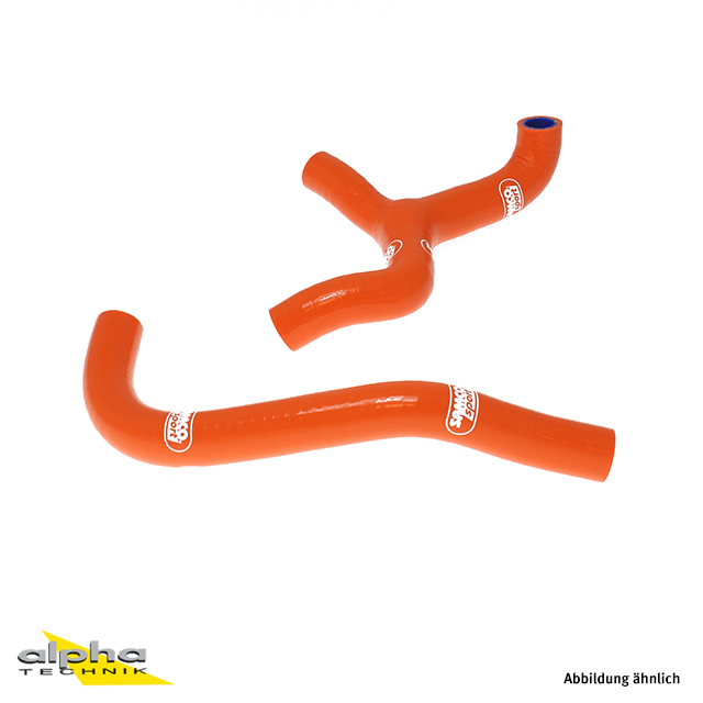Kit de mangueras de silicona SAMCO SPORT pieza en Y - Diseño Race rojo para KTM 65 SX año de modelo 2009-2015