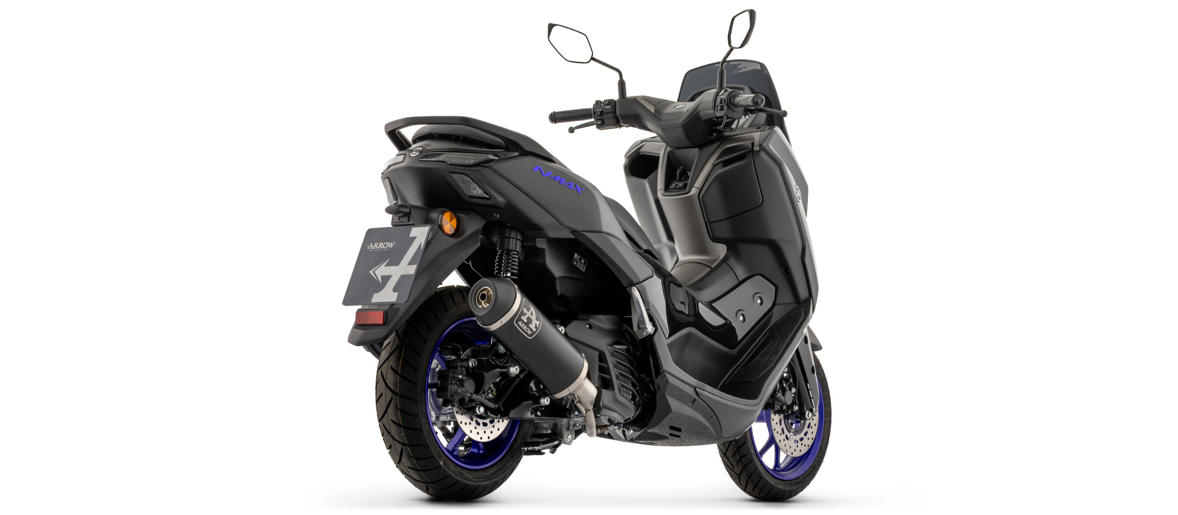ARROW Racing Auspuff DARK URBAN für Yamaha NMAX 125, 2025-