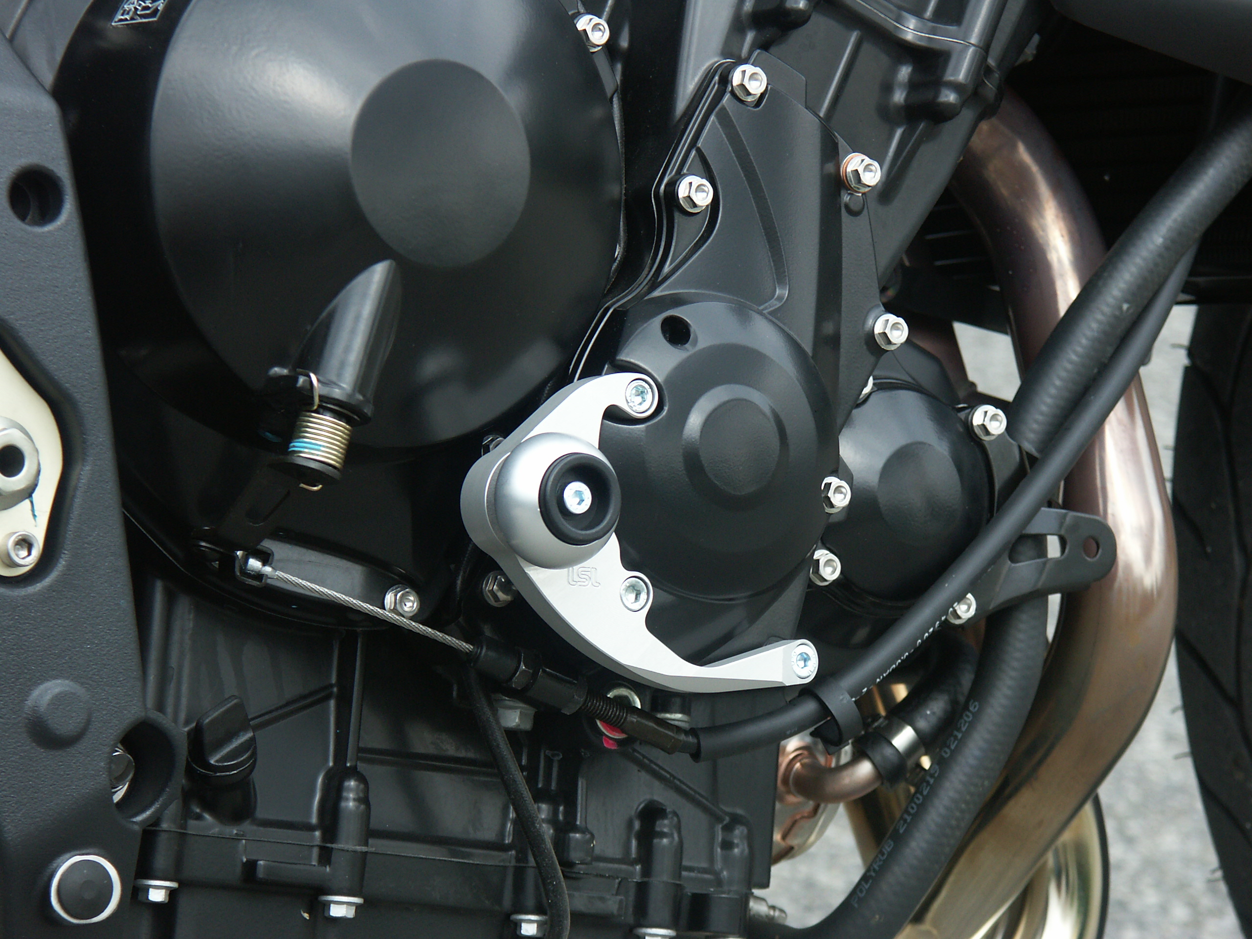 Embrague LSL Crash-Ball para Triumph 675, 2006-, plata