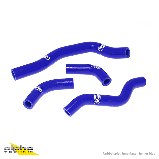Kit de mangueras de silicona SAMCO SPORT azul para Honda CRF450X Año del modelo 2005-2016