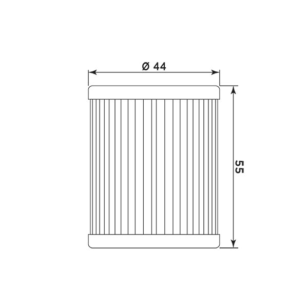 MIW Filtro de aceite Y4017 para diversos modelos Suzuki y Yamaha