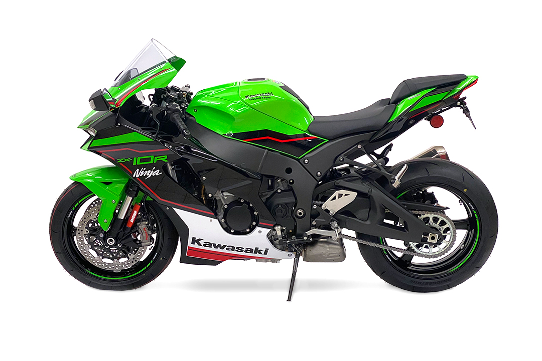 Soporte de matrícula alpha Technik para Kawasaki Ninja ZX-10R a partir del año de modelo 2022-
