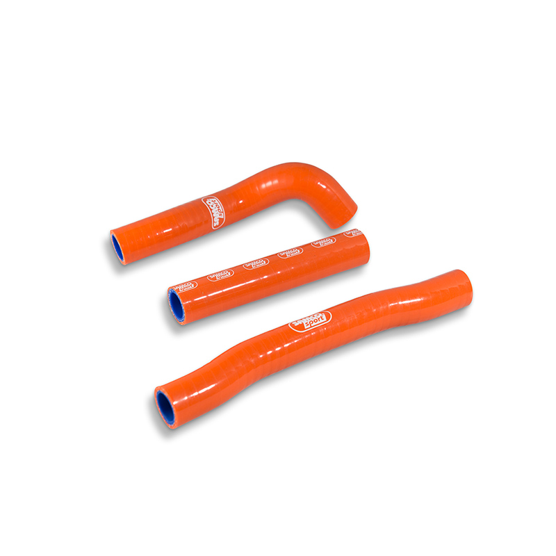 Kit de mangueras de silicona SAMCO SPORT naranja para Husqvarna TC 125 TE 150 TX 125 KTM 125 SX 125 XCW 150 SX 150 XC-W año de modelo 2016-2019