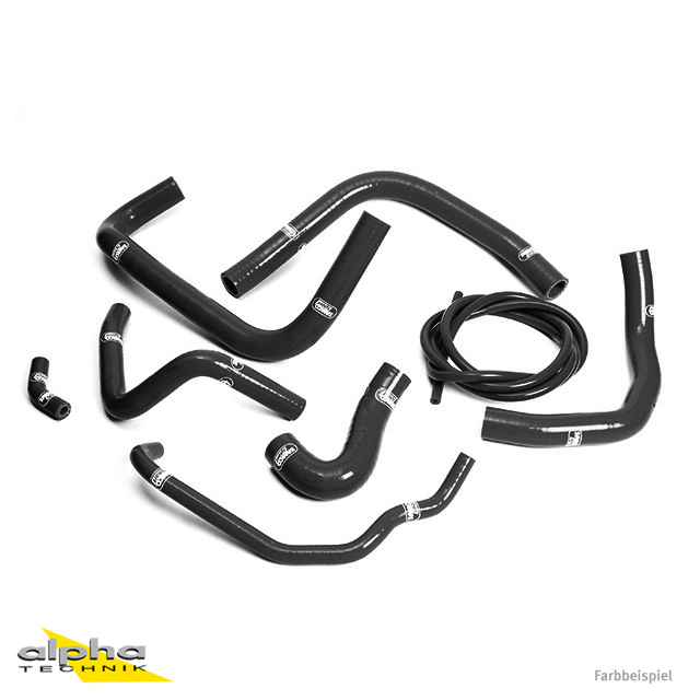 Kit de mangueras de silicona SAMCO SPORT negro para Honda CBR900RR Año del modelo 1996-1997