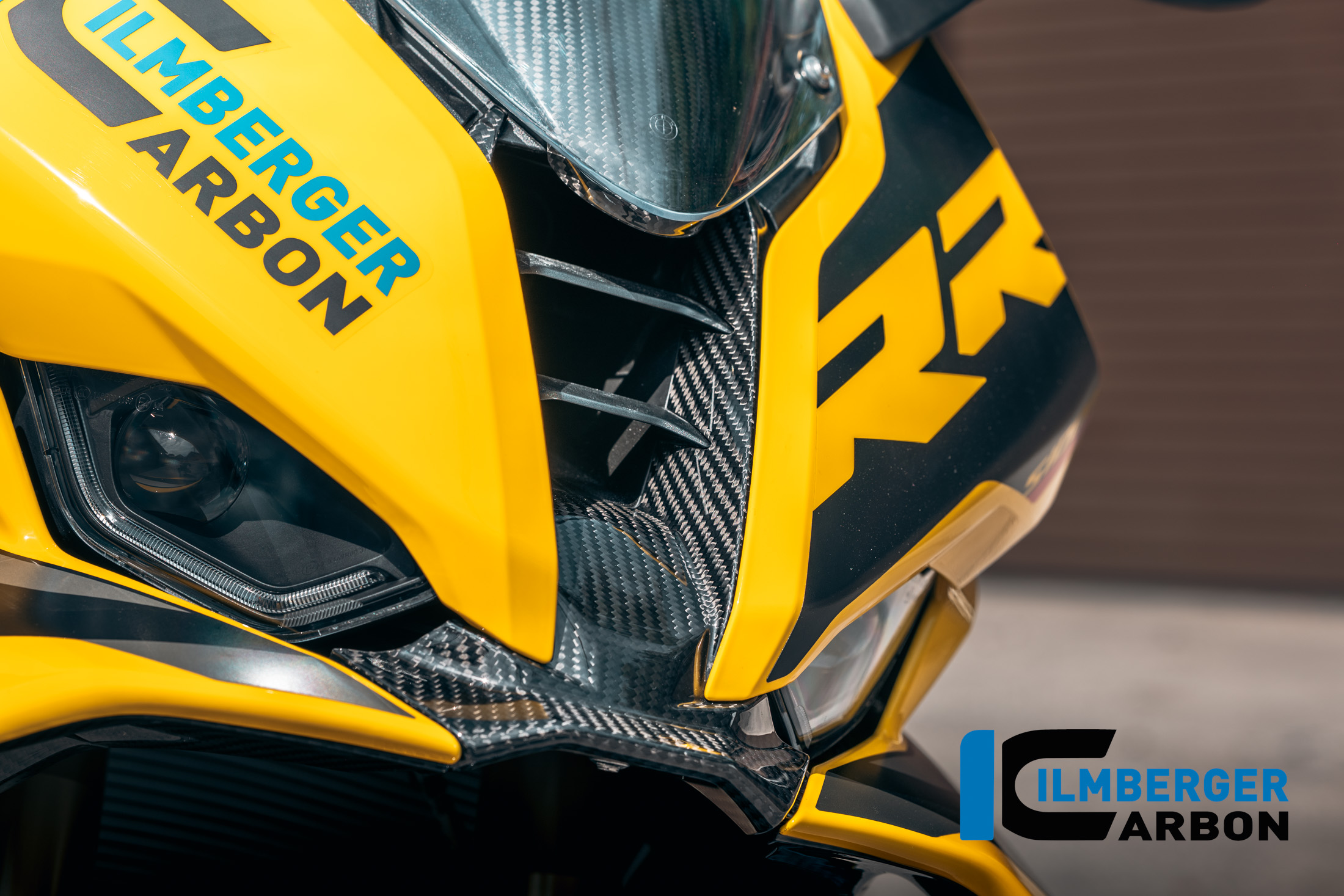 Ilmberger Entrada de aire de carbono brillante para BMW S1000RR, a partir de 2025-