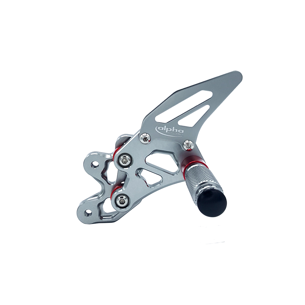 >TRACK< reposapiésenanlage color titanio Suzuki GSX-R600 2006-10 ABE