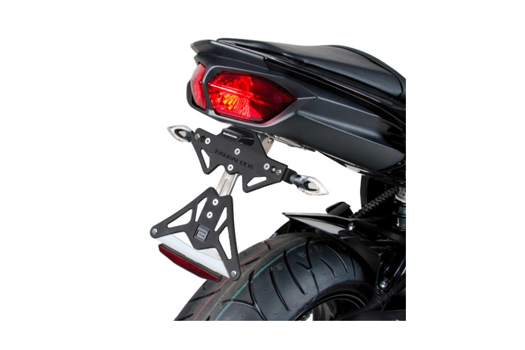 Soporte de matrícula Barracuda para Yamaha FZ8-N 2010-2016 y FZ1-N 2006-2016