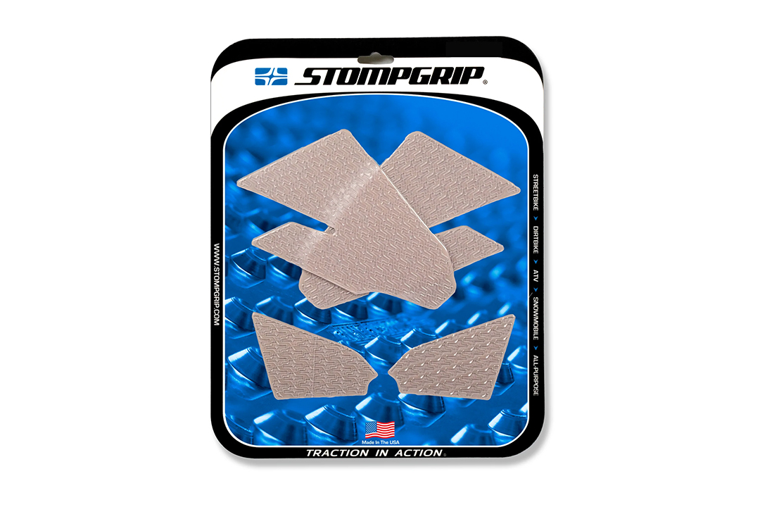 Stompgrip transparente, Icon, para BMW F700GS, F800GS (Adventure), 2013-2018