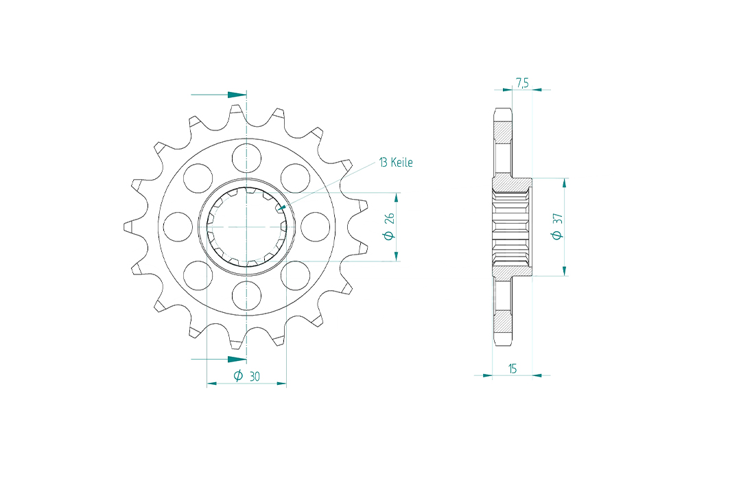 Kit de cadena DID con cadena 525VX3, color estándar, para BMW S1000R, año del modelo 2014- / S1000RR, año del modelo 2012- / S1000RR ABS, año del modelo 2015-
