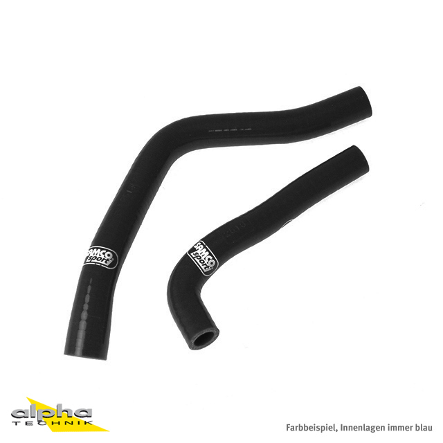 Kit de mangueras de silicona SAMCO SPORT negro para Yamaha DT125R X modelo 2005-2010