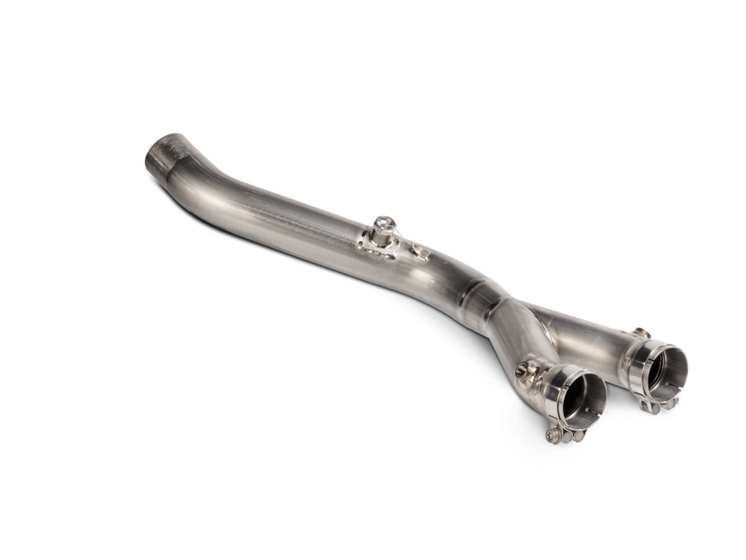 Akrapovic Tubo de conexión opcional (SS) sistema de escape para Yamaha MT-10, FZ-10, 2022-2024