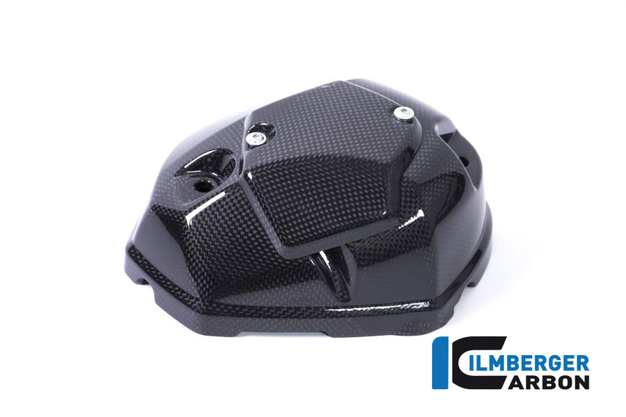 Ilmberger Carbon casquete de válvula lado izquierdo, brillante, BMW R nineT 2014-2017, R nineT Racer, Scrambler, Urban GS 2016-