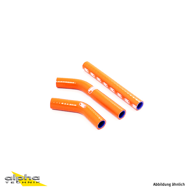 SAMCO SPORT Kit de mangueras de silicona termostato Bypass naranja para KTM 250 EXC 250 XCW 300 EXC 300 XC-W Husaberg TE250 año de modelo 2008-2012