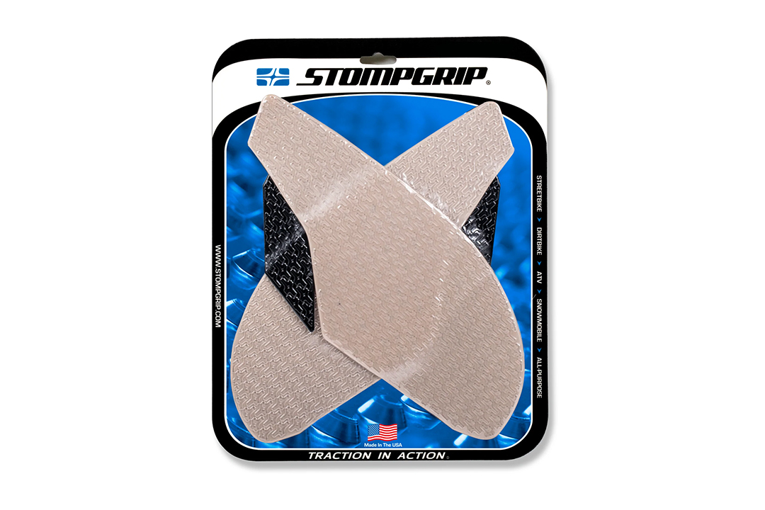 Almohadilla de tracción híbrida Stompgrip depósito de gasolina Pad, Icon, para Triumph Daytona 675 (R), Street Triple (R, RX)