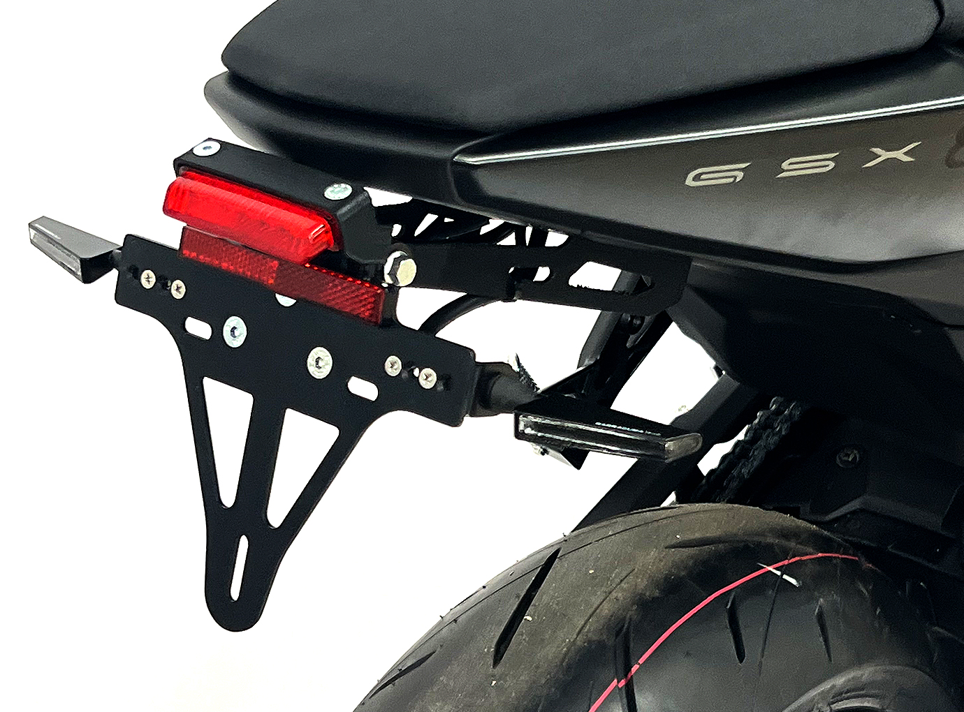 Soporte de matrícula alpha Technik para Suzuki GSX-8S / GSX800 año del modelo 2023-
