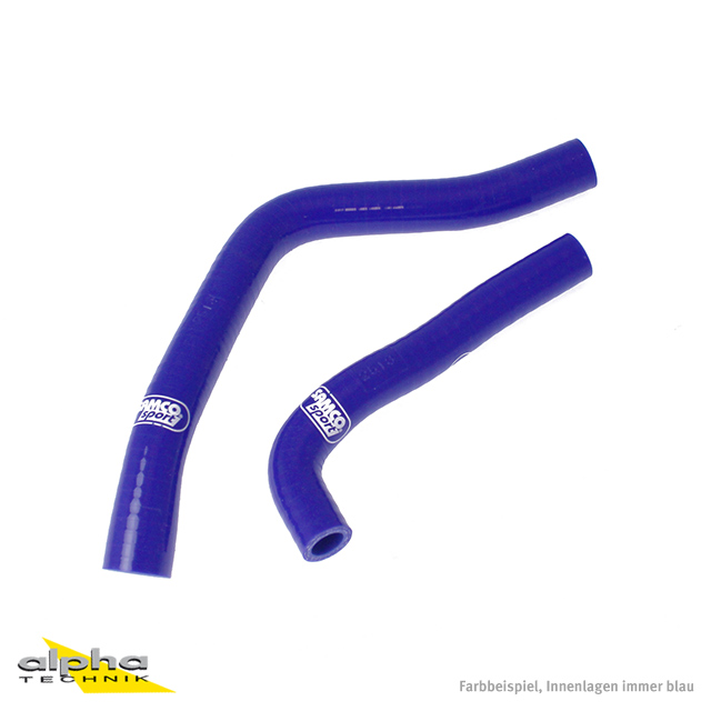 Kit de mangueras de silicona SAMCO SPORT azul para Yamaha DT125R X modelo 2005-2010