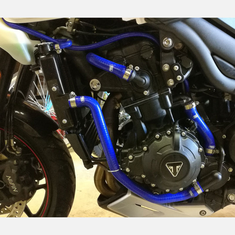 Kit de mangueras de silicona Samco azul Triumph Tiger 1050 Sport