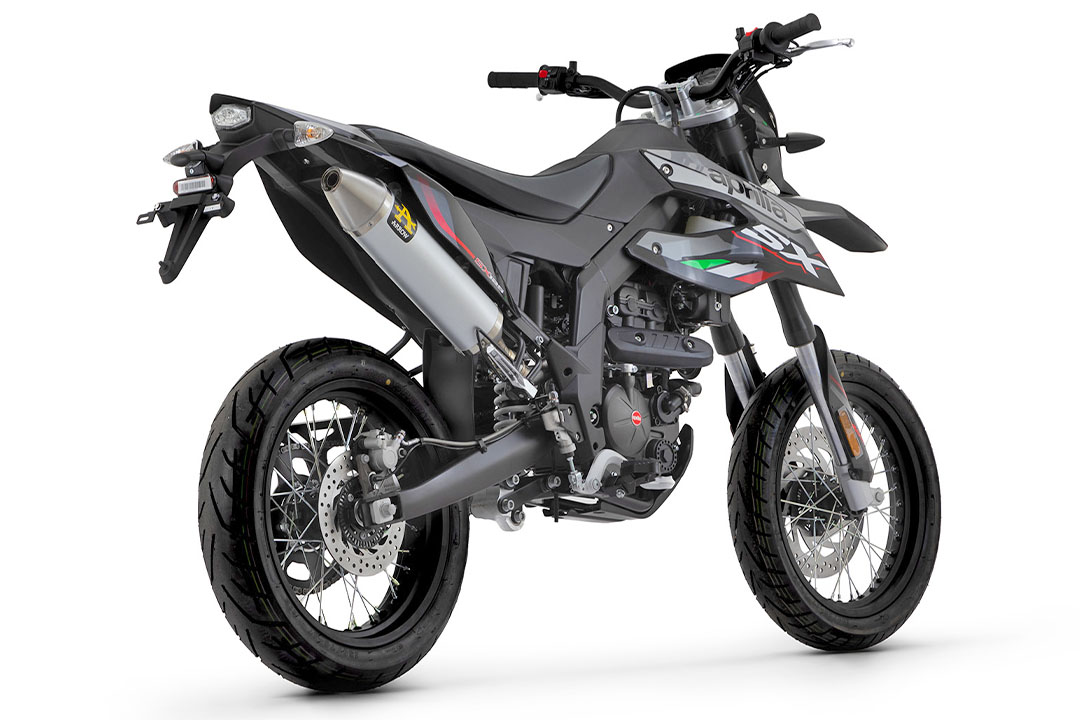 Escape ARROW THUNDER Aluminio para Aprilia RX125 / SX125 Año del modelo 2021-2023