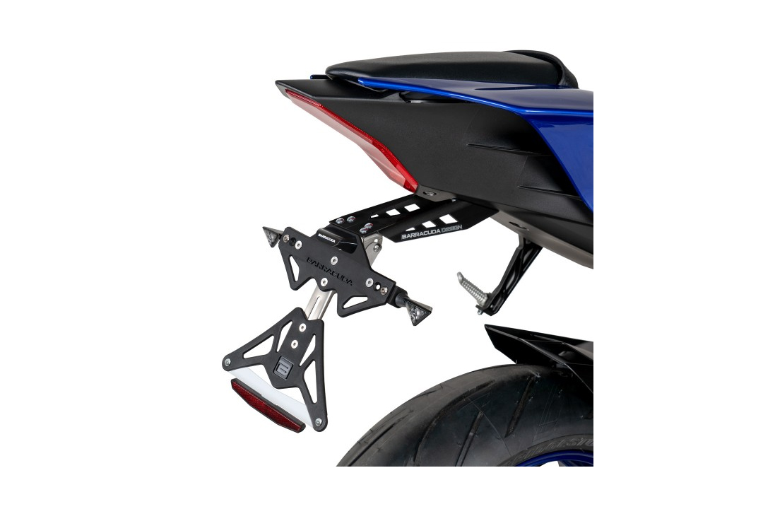 Soporte de matrícula Barracuda para Yamaha R6