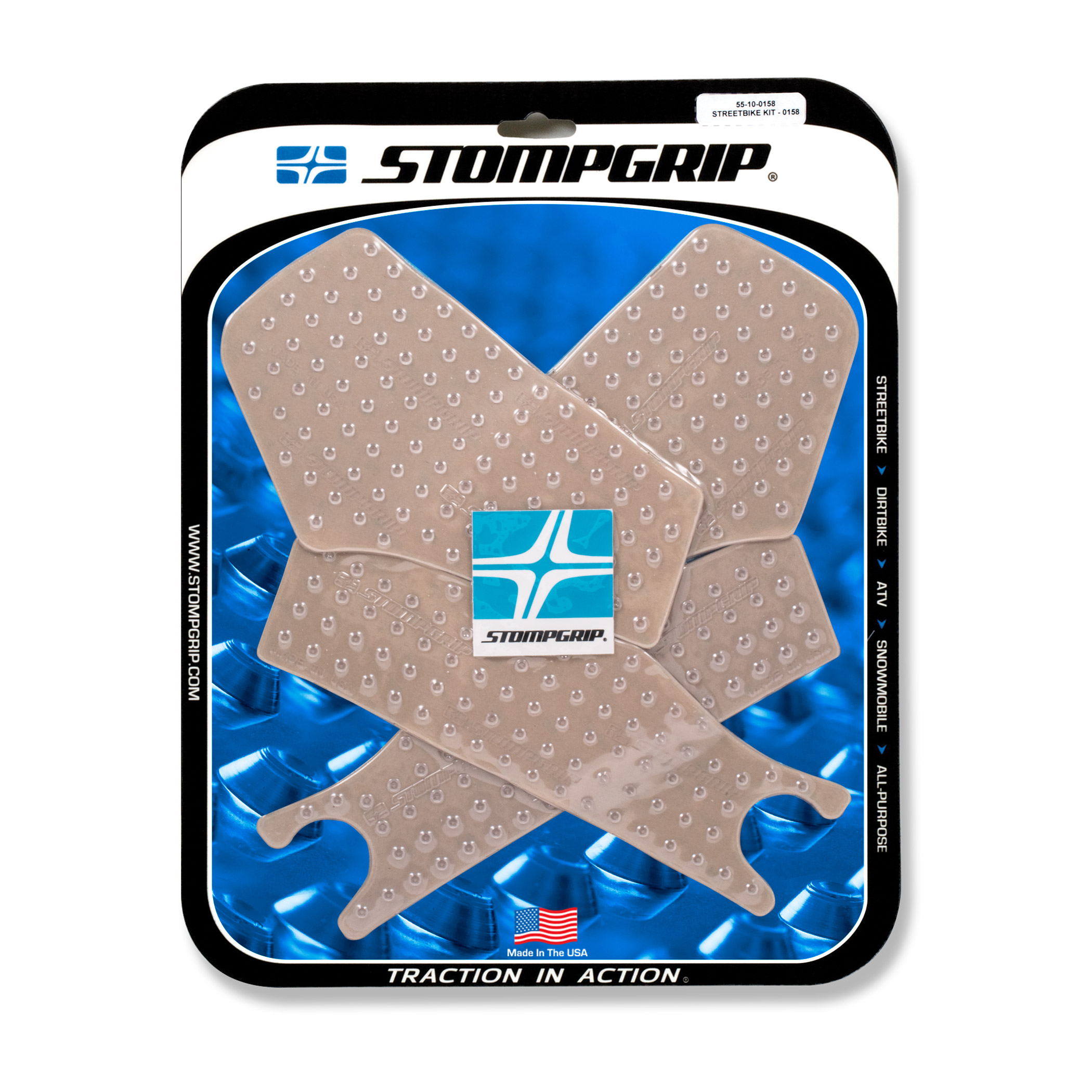 Stompgrip transparente, Volcano, para Honda CRF250 Rally, 2017-2020