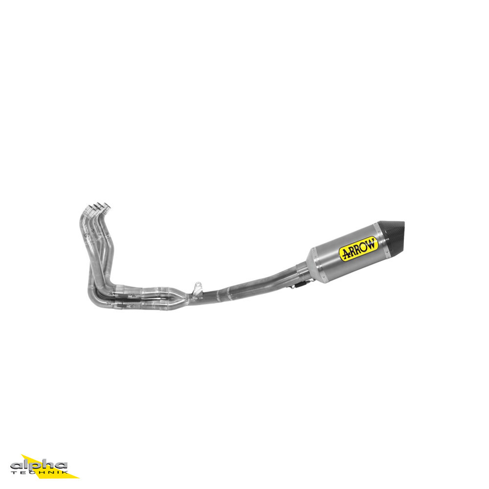 Sistema de escape completo ARROW TITANIUM COMPETITION para Suzuki GSX-R1000 / GSX-R1000S 2017-, Titanio