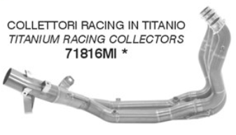 Colector de carreras ARROW para BMW S1000XR 2025-, sin catalizador