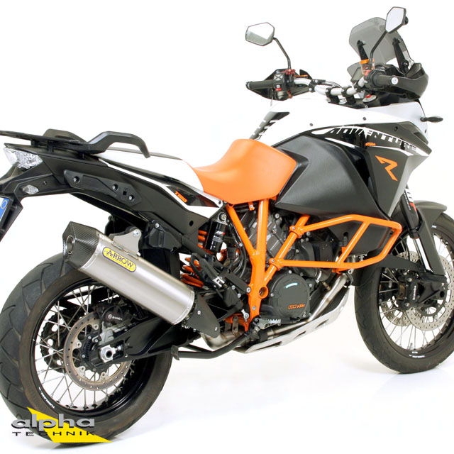 Escape ARROW MAXI RACE-TECH para KTM Adventure 1090/1190/1290 2013- de Titanio