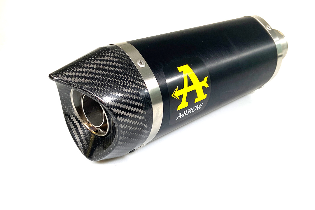 Silenciador ARROW DARK THUNDER Aluminio para Honda CB650R / CBR650R a partir del modelo 2019-