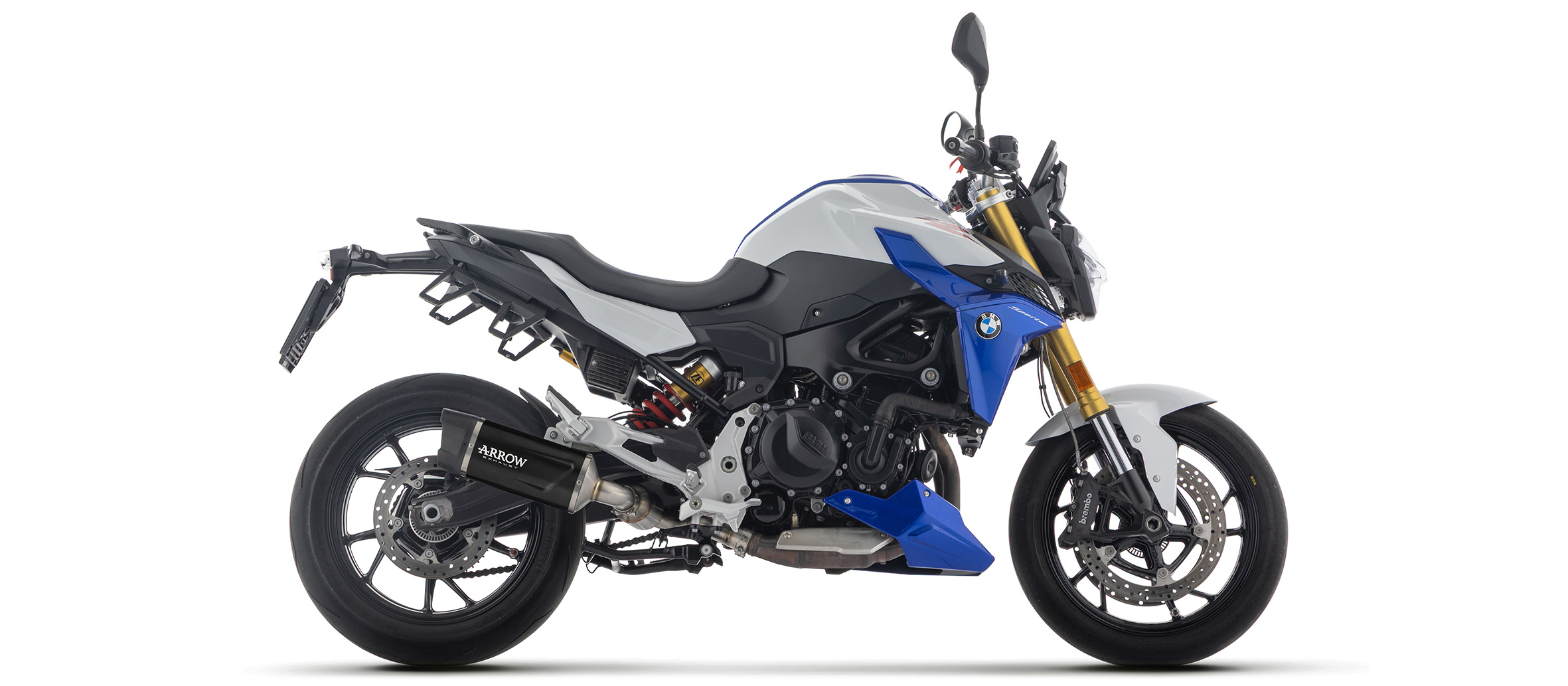 ARROW Silenciador INDY RACE EVO Titanio con tapa de carbono para BMW F900R y F900XR 2025-, Titanio