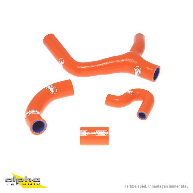 Kit de Mangueras de Silicona Samco Naranja KTM EXC-F / EXC-R / XCW