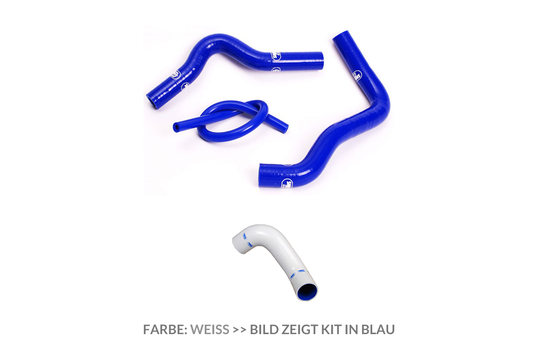 Kit de mangueras de silicona SAMCO SPORT blanco para Suzuki RM85 año de modelo 2002-2022