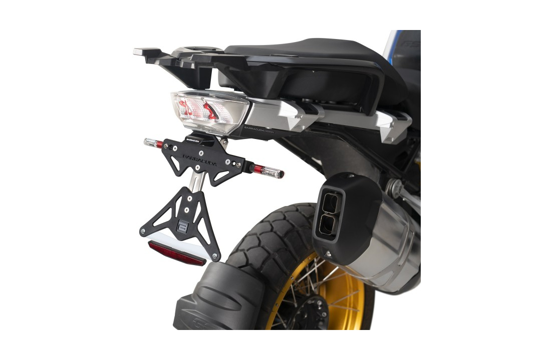 Soporte de matrícula Barracuda de aluminio para BMW R1250GS 2019-