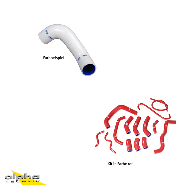 Kit de mangueras de silicona SAMCO SPORT blanco para Honda CBR1000RR Año del modelo 2006-2007
