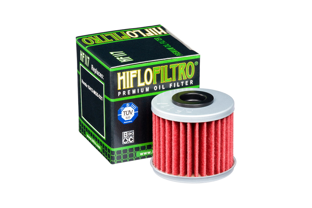 HIFLO filtro de aceite HF117 para varios modelos de Honda
