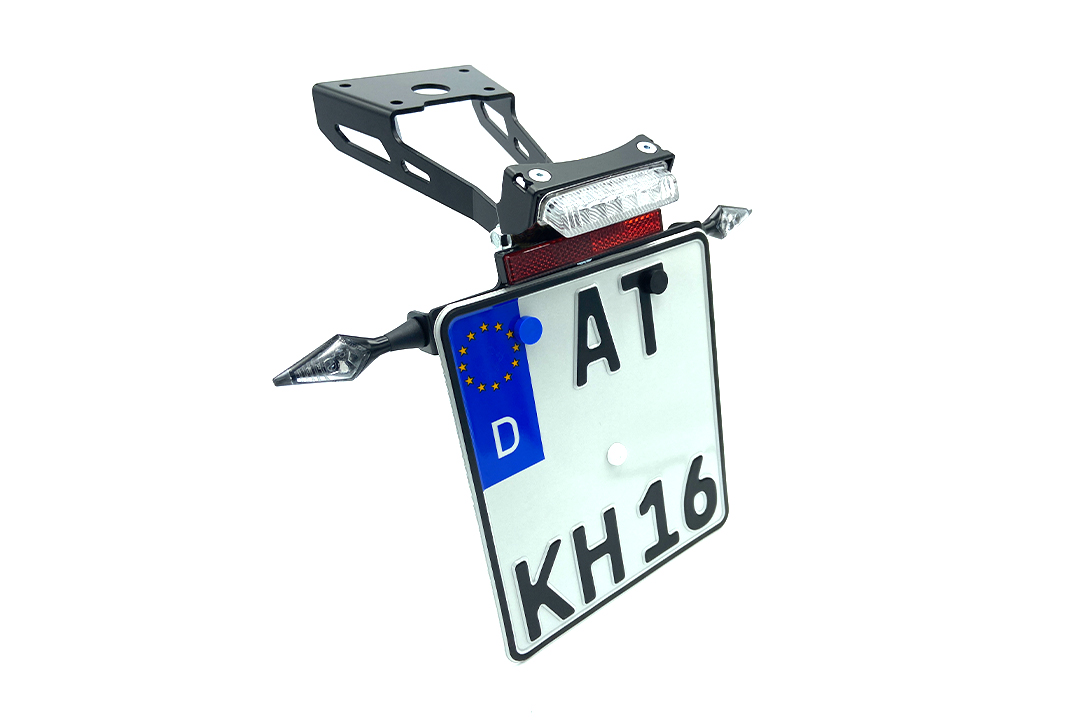 Soporte de matrícula alpha Technik para Suzuki GSX-8S / GSX800 año del modelo 2023-
