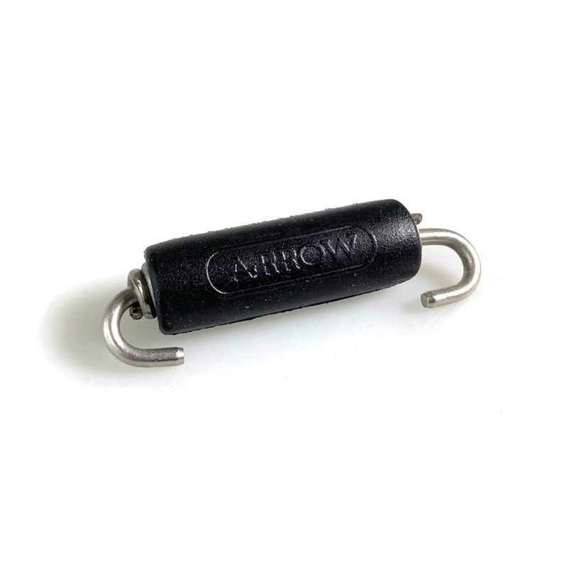Muelle de tracción ARROW 60 mm con gancho en U y goma