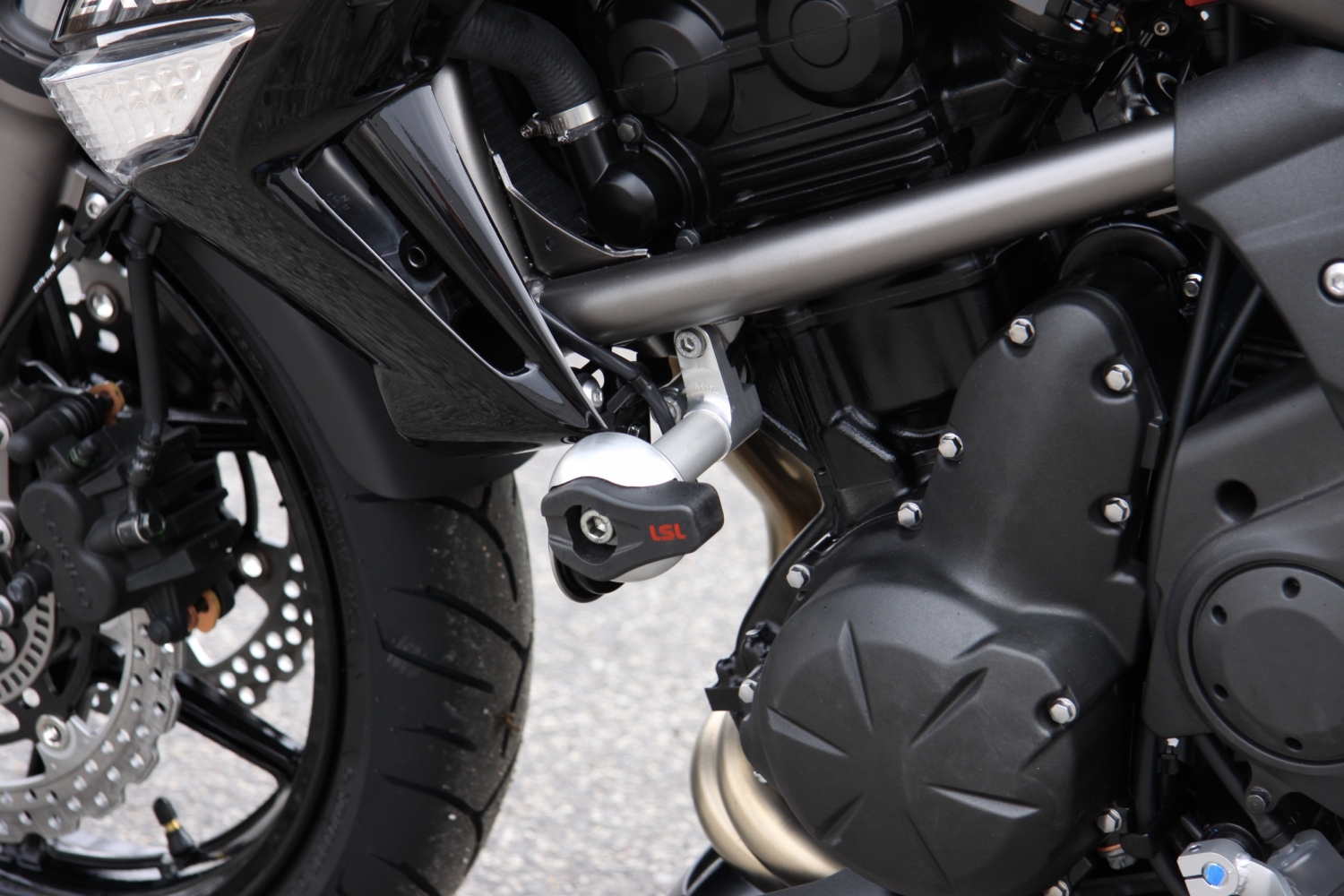 Kit de Montaje de Protectores Anticaída LSL para Kawasaki ER-6n, 2009-2011