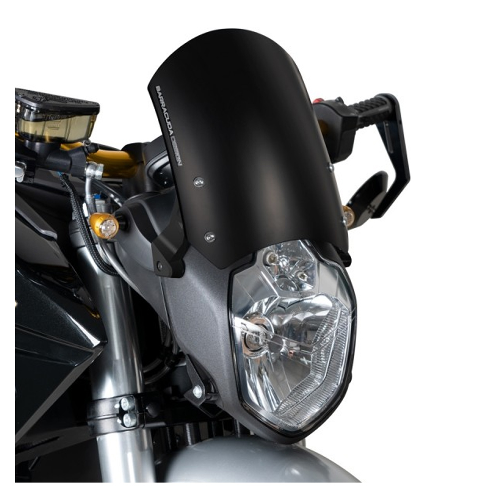 Parabrisas Barracuda Aerosport Aluminio Negro para Zero Motorcycles Zero DS