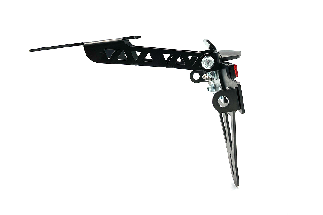 Soporte de matrícula alpha Technik para Suzuki GSX-S1000 y GSX-S950, Tipo WEK0, WEK1, WEK2, Año del modelo 2021-